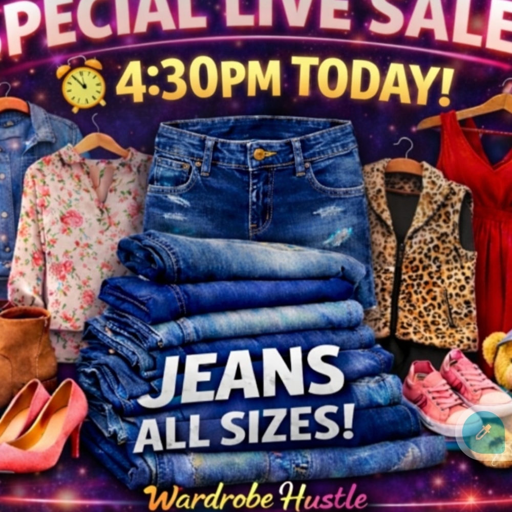 Jeans ,Tops NWT , Thrifty Items In All Sizes